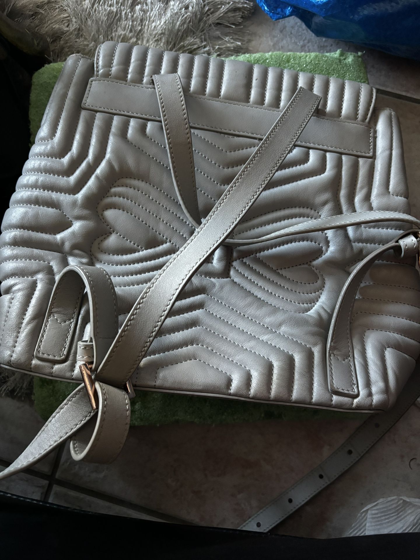 Ted baker quilted bow leather backpack sale