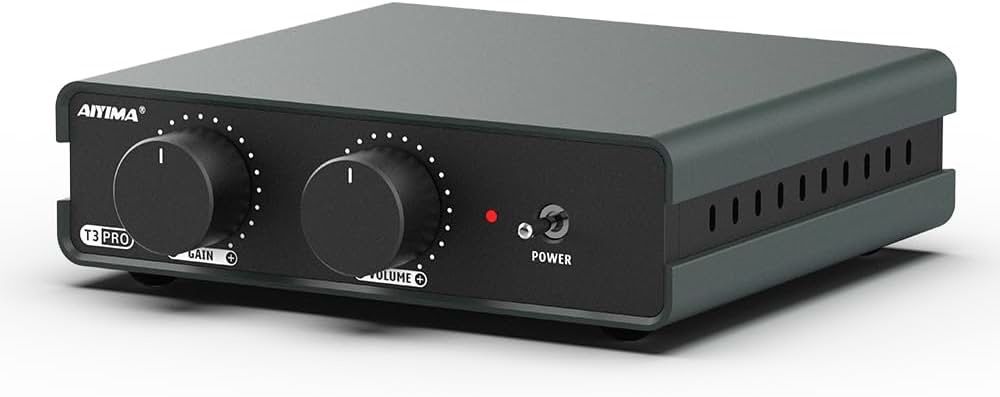 AIYIMA T3 PRO MM/MC Phono Preamp RIAA Equalization for Turntable/Vinyl Record Player/Home Stereo Amplifier/Speaker,Professional Phonograph Preamplifie