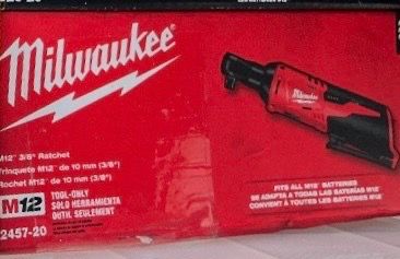 3/8 drive cordless ratchet Milwaukee m12