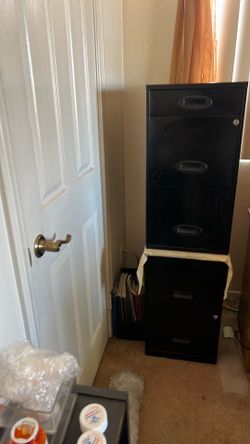 2 storage cabinets