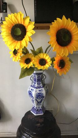 Vase con Flores