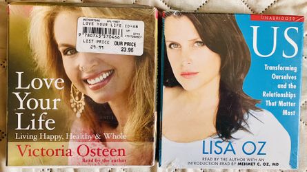 Inspiring BOOKS on CD - NEW Lisa Oz & Victoria Osteen