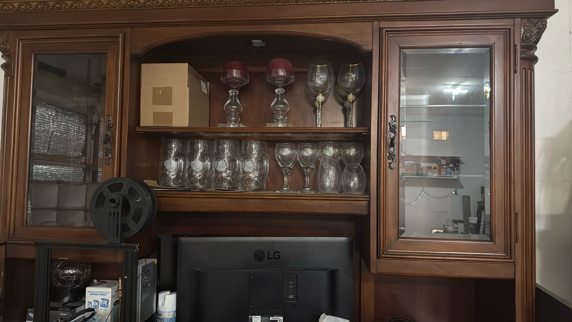 Beer Mugs, Wine Glasses And Candle Holders