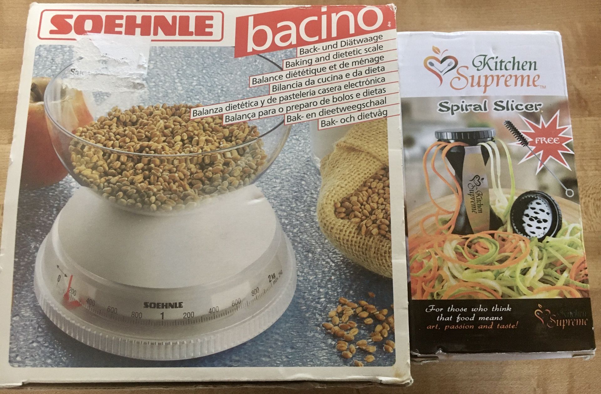 Diet precision Food scale & hand spiral slicer
