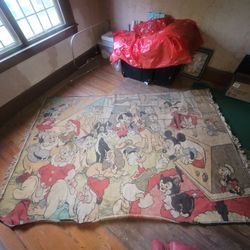 Vintage 1960s Disney Rug