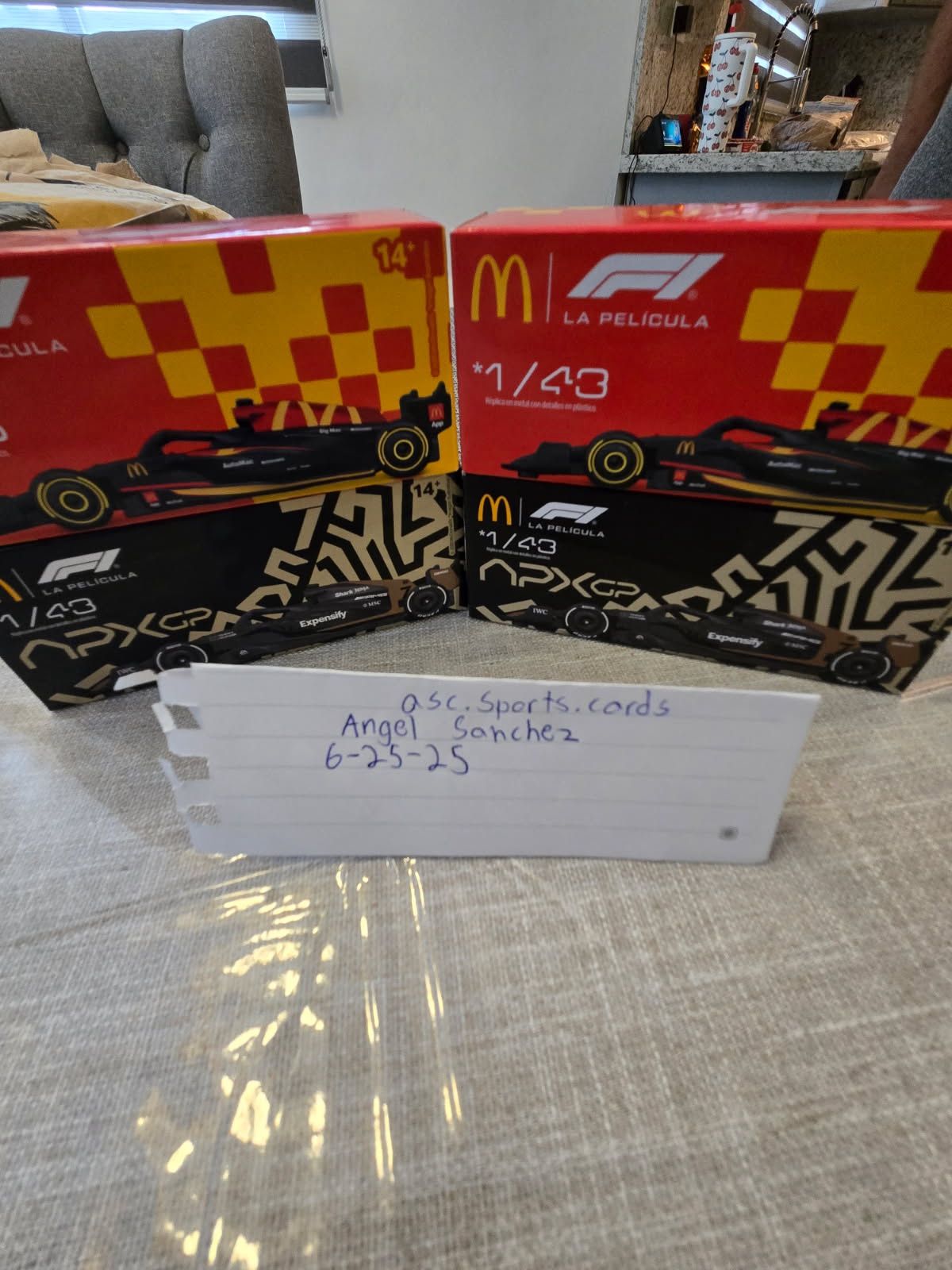 2025 Formula F1 Car Movie & McDonald’s Livery Set
