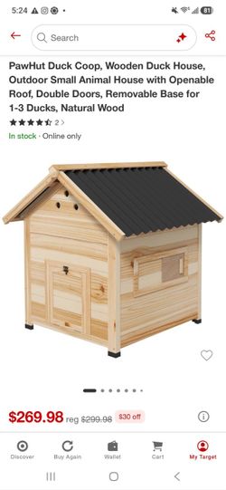 PawHut Duck/Chicken Coop House