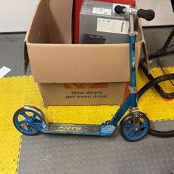 Blue Razor Scooter. Barely Used. Stored Inside. 