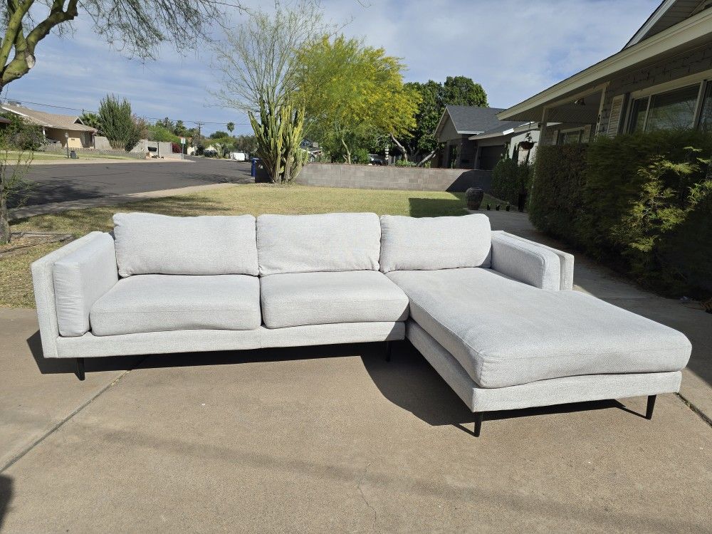 Free Delivery - Modern MCM Chaise Sectional