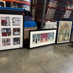 Art Work ... Painting Prints Water Colors Drawlings  Framed