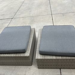 Outdoor Wicker Furniture - $125 for set. 