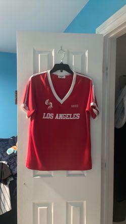 LA red retro jersey