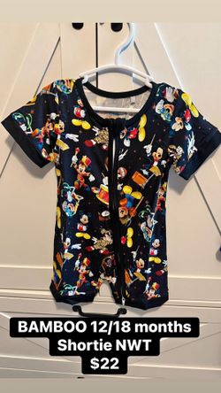BAMBOO Shortie Mickey 12/18 months