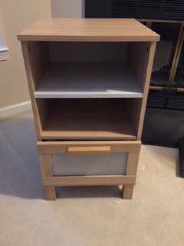 Ikea Birch Aneboda Bedside Table Nightstand W Free Local Delivery Ikea Birch Aneboda Bedside Table Nightstand W Free Local Delivery