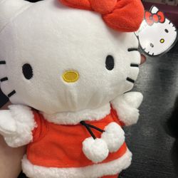 Christmas Hello Kitty Plushie