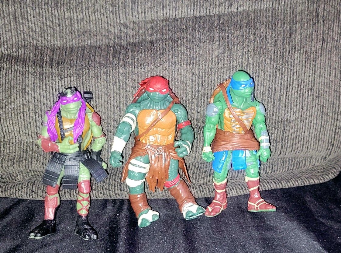 Teenage Mutant Ninja Turtles Movie Figures Bundle