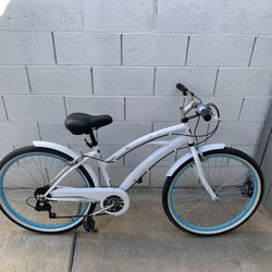 KENT Cruiser Bike Bicycle 26inch Wheels- New Inner Tubes- 7 Speeds- Gears And Brakes Work- Ready To Ride 