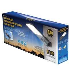 Fresh Source 5000 Lumen Solar Area Light with Motion Sensor