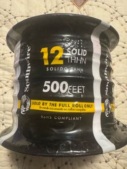 $40     500 feet 12 solid thhn