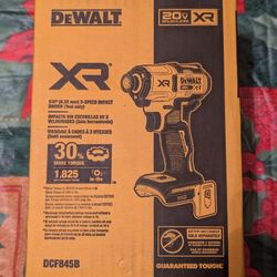 DEWALT 20V MAX XR Lithium-Ion Brushless Cordless 1/4-inch 3-Speed Impact Driver (Tool Only)