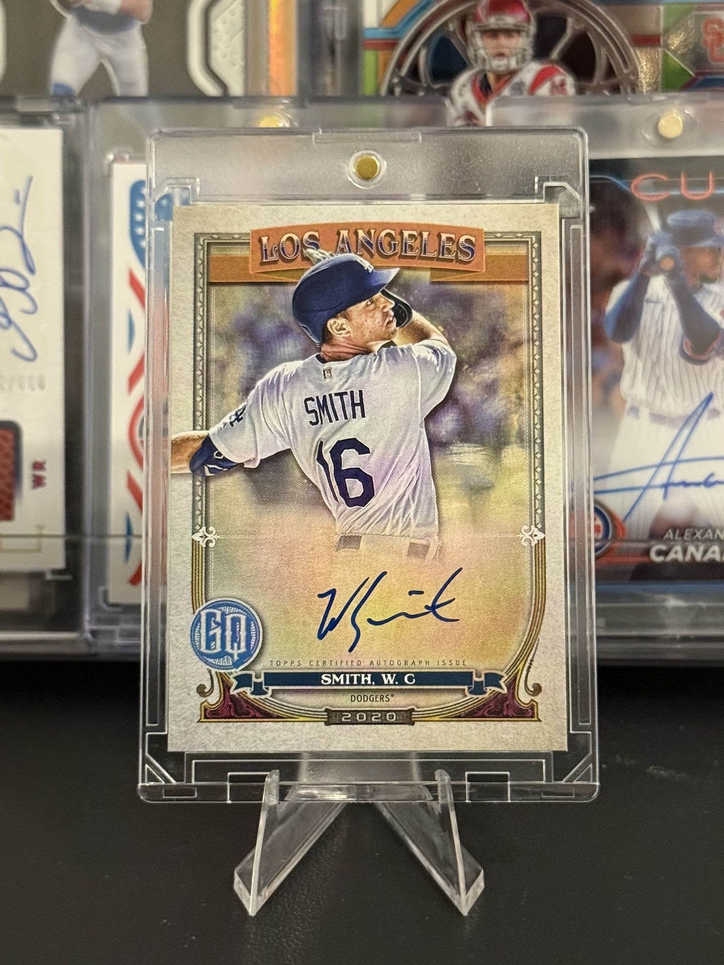 Will Smith Autographed Card LA Dodgers