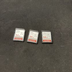 SanDisk Ultra 64GB 3-pack SDXC UHS-I Class 10 Memory Card
