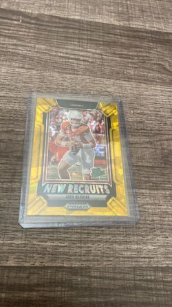 Arch Manning 2025 Panini Prizm Draft Picks #22 New Recruits Gold Ice Prizm