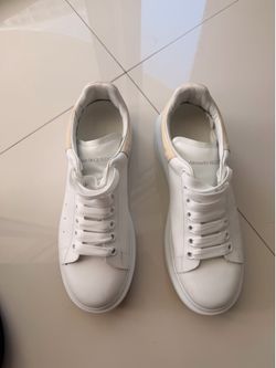 Alexander McQueen White Oversized Sneakers - Size 41 (US 8) - Worn Once, Like New!