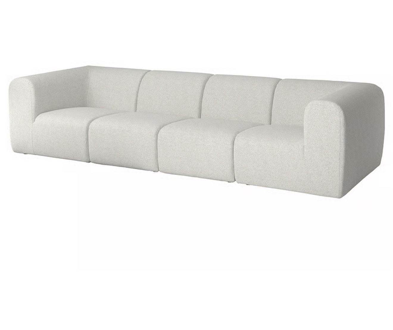 NEW 4-seat sofa, Djurmo gray/white