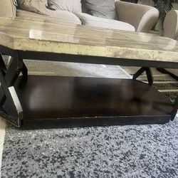 One Coffee Table and One end Table 