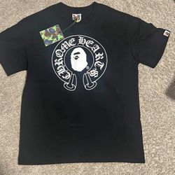 Bape X Chrome Hearts shirt