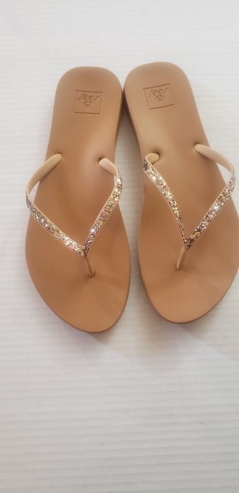 size 11 Reef Women's Cushion Stargazer Sandals Flip Flop Gemstone