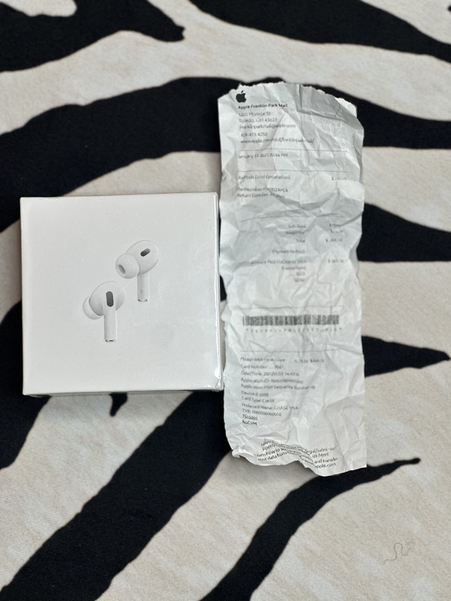 AirPods 2nd Gen With Receipt