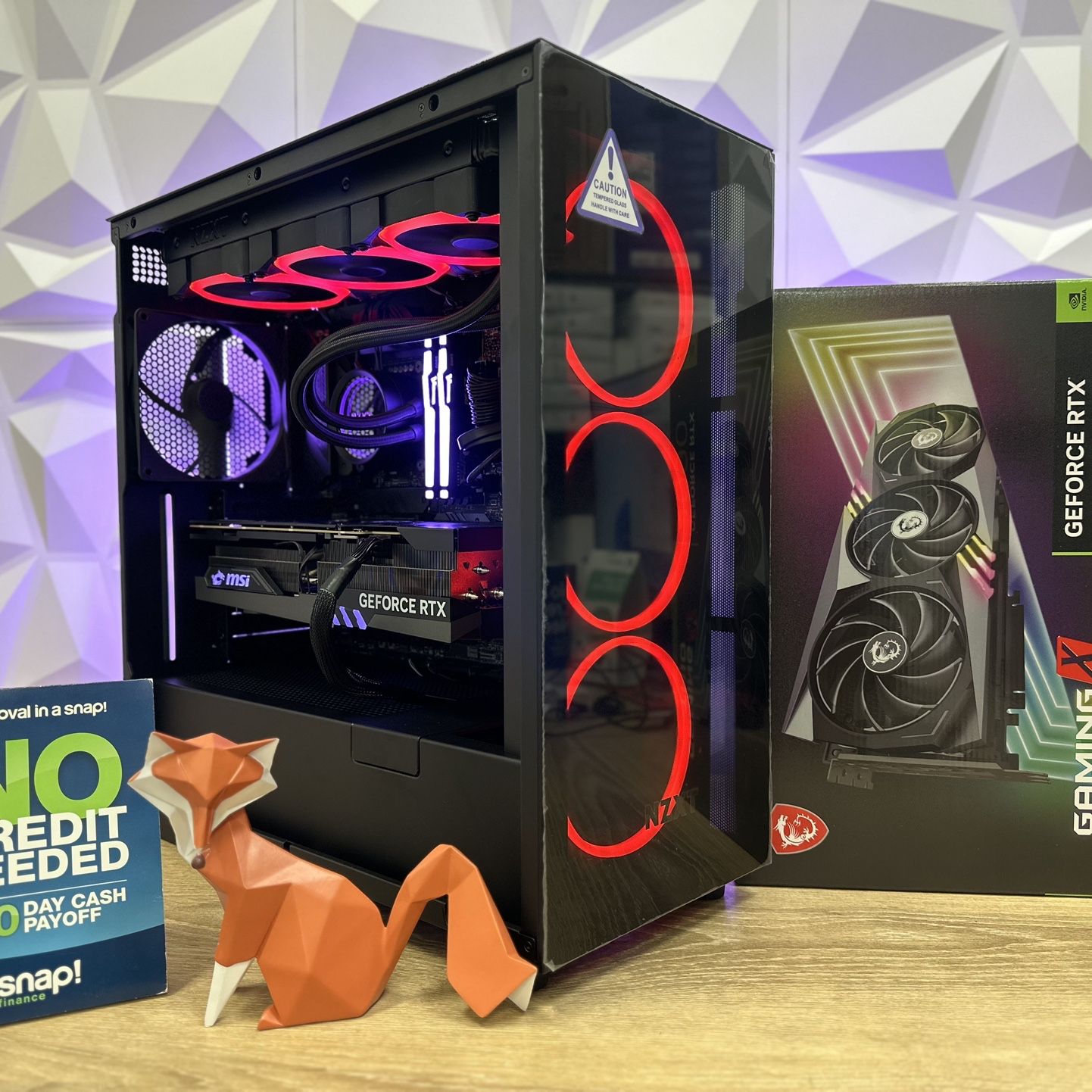 🦊 F0X 115 🦊 HIGH END PROFESSIONAL AND GAMING PC | DESKTOP | COMPUTER | RIG |INTEL I9-14900KF| NVIDIA RTX 4090 | 64 GB DDR5 RAM | 1 TB  SSD | WIN 11.