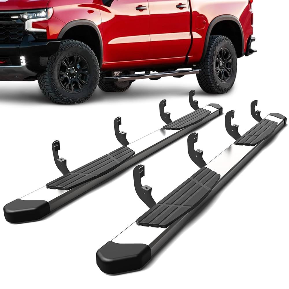 8 Brackets Running Boards & Side Steps Compatible with 2019 2023 2024 2025 Chevy Silverado/GMC Sierra 1500 Crew Cab, for 2020-2025 Silverado/Sierra 25