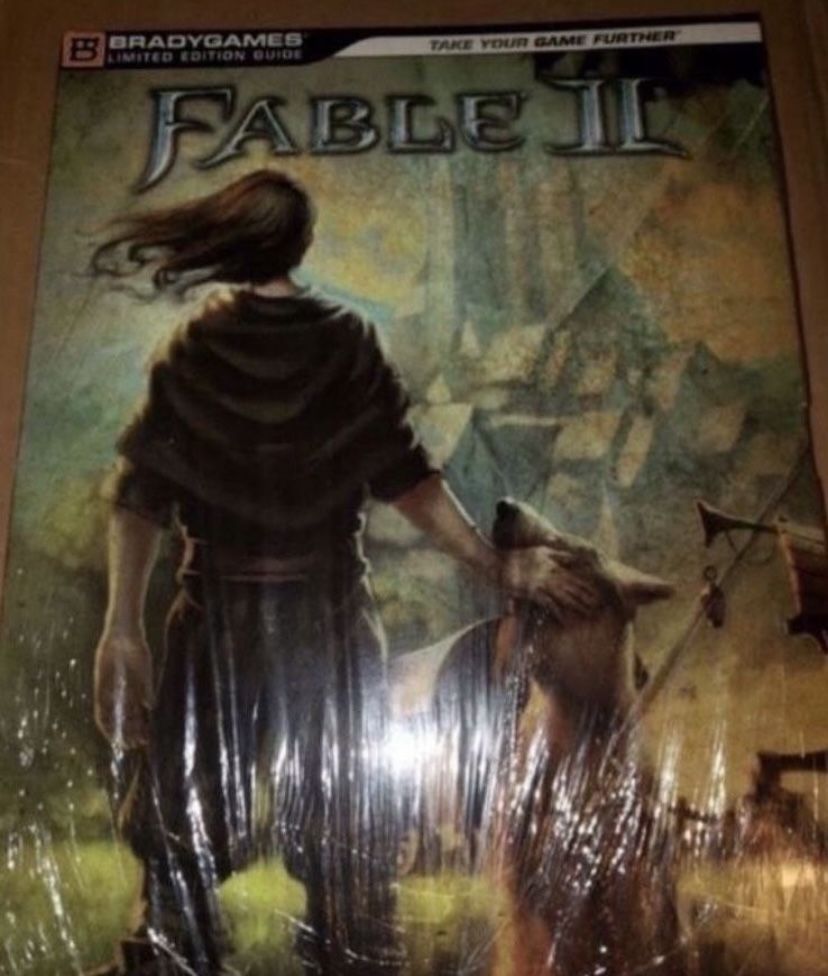 fable 2 limited edition guide xbox 360 brand new