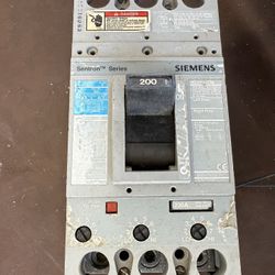 Siemens 200 Amp 3 Phase Breaker 