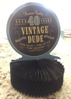 Birthday decoration (40th birthday)