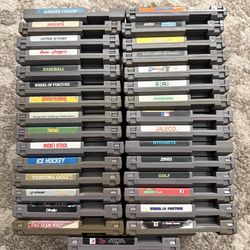 Nintendo nes games 5 each