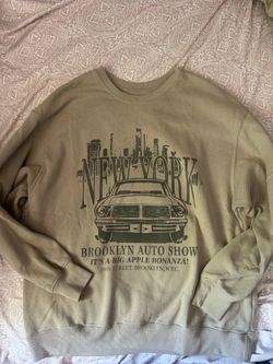 Hollister small oversized beige sweater
