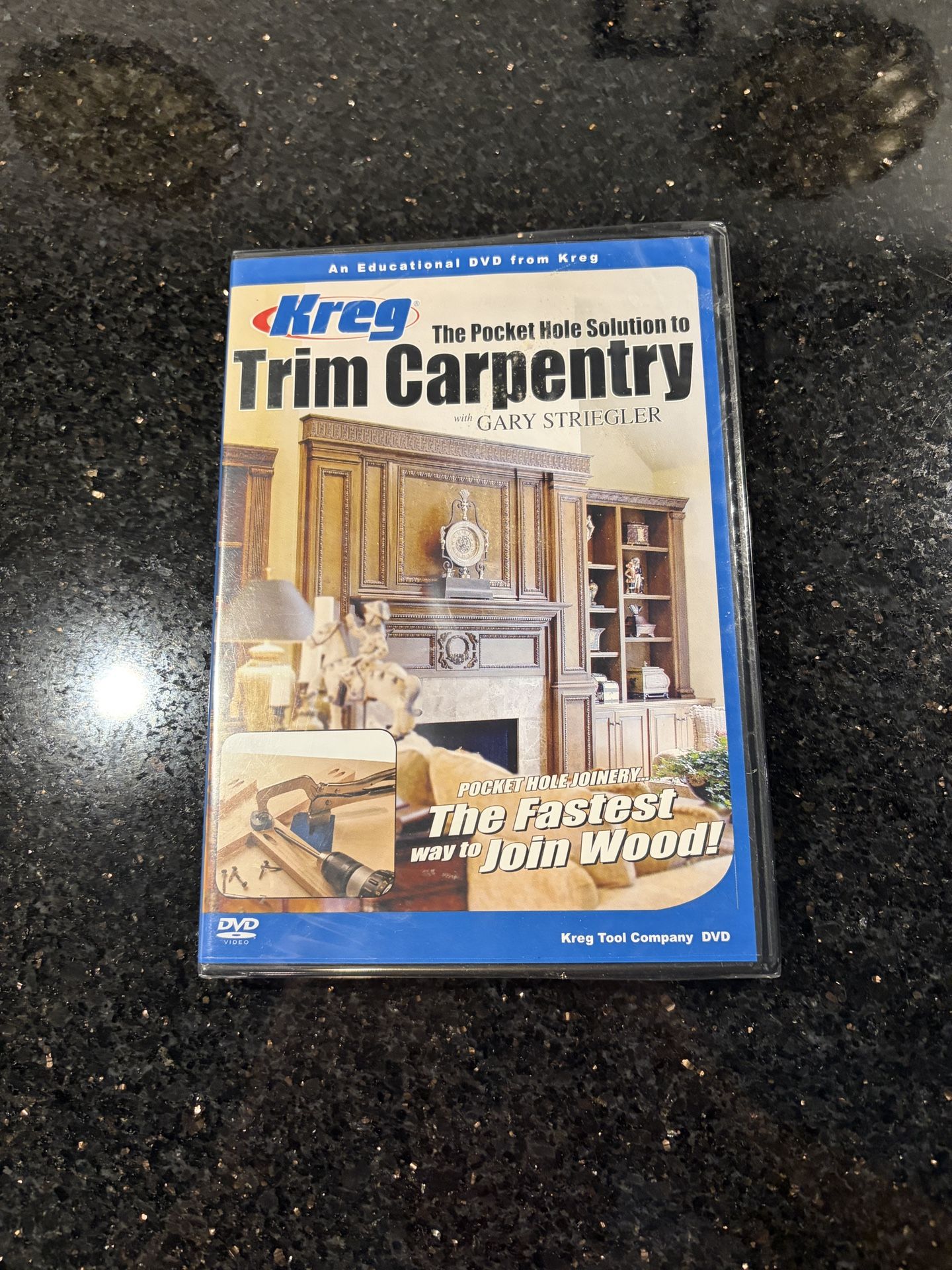 The Pocket Hole Solution to TRIM CARPENTRY DVD 114 min. With Gary Striegler NEW