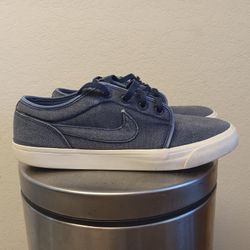 Nike Toki Low Shoes Men's 11 Denim Blue Jean Skateboatd Skater