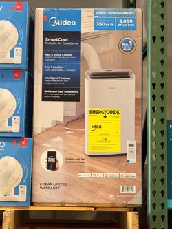 Midea 8,000 BTU Smart Cool Portable Air Conditioner Brand New In Box