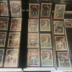 21 Vintage Football Sports Cards 