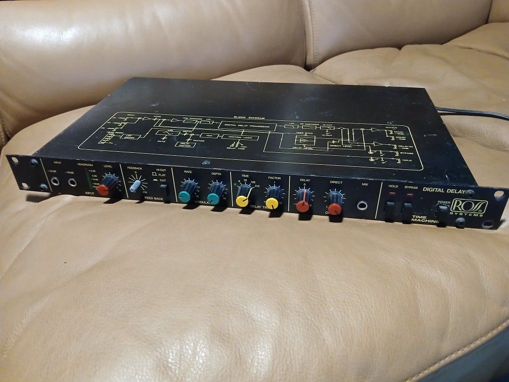 80's Ross DDL-1000 Time Machine Rack Delay Unit