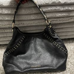 Michael Kors Aria pebbled leather shoulder bag