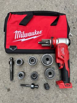 Milwaukee M18 18V Lithium-Ion Cordless FORCE LOGIC 1/2 in.-2 in. 6 Ton Knockout Knock Out Tool  $879