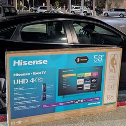 4K UHD Hisense Roku 58" TV