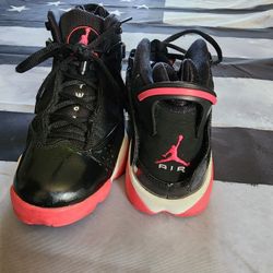 Nike Air Jordan Two-3 6 Rings Black/Pink Size 6.5Y