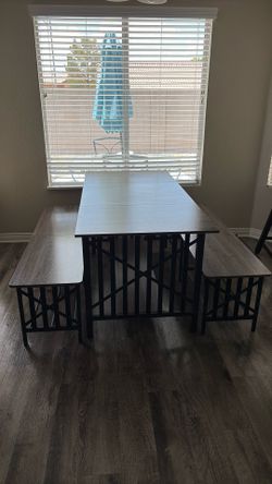 Grey Dining room table